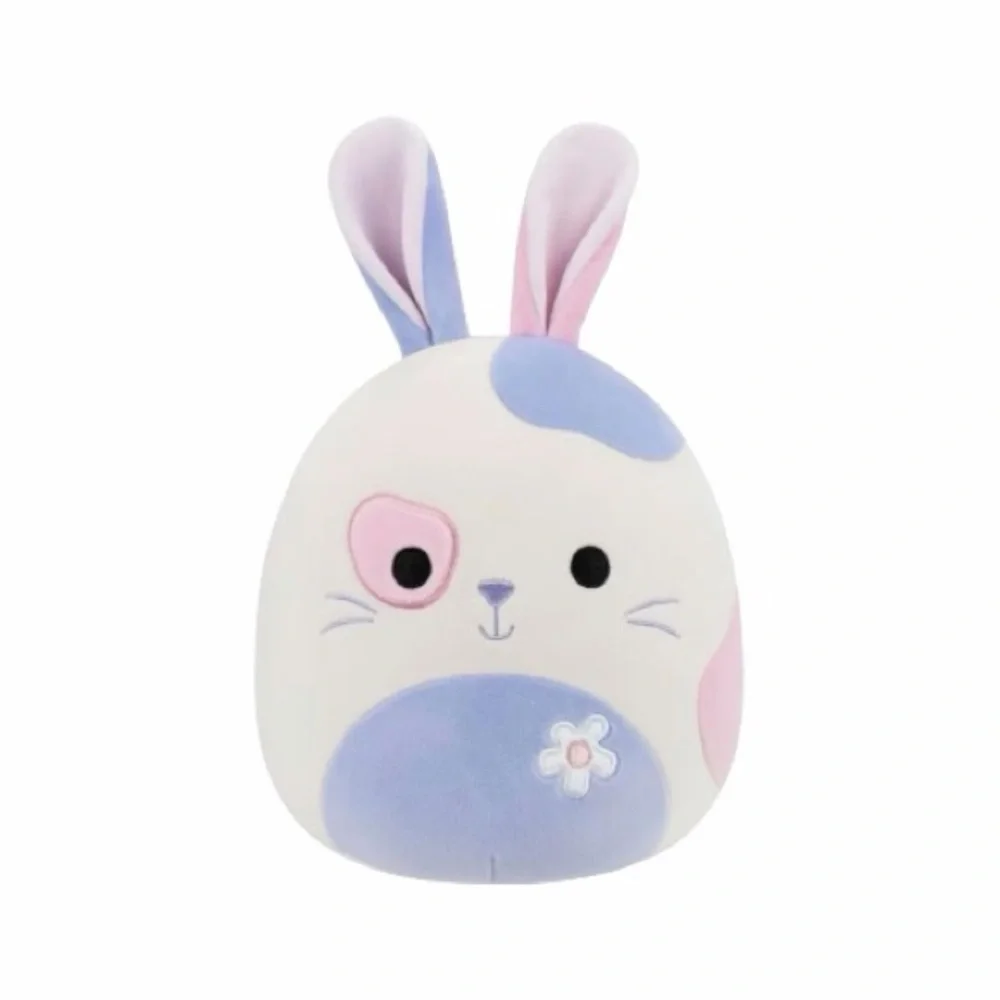 Squishmallow Rosalind The White, Periwinkle And Pink Dutch Rabbit NWT